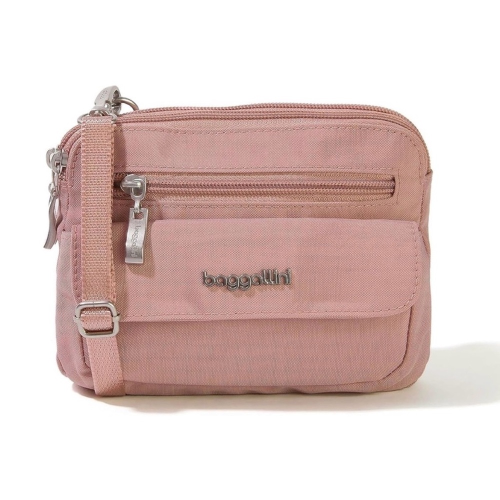 Baggallini Mini Crossbody with Multiple Pockets, Card Slots, Detachable Strap - Picture 9 of 11